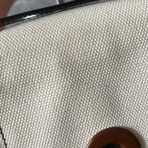 Fendi shoulder leather canvas bag - Picture 5 of 7